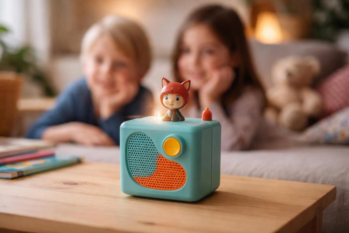 Fabrique à histoire : guide pour choisir et utiliser cette conteuse pour enfants