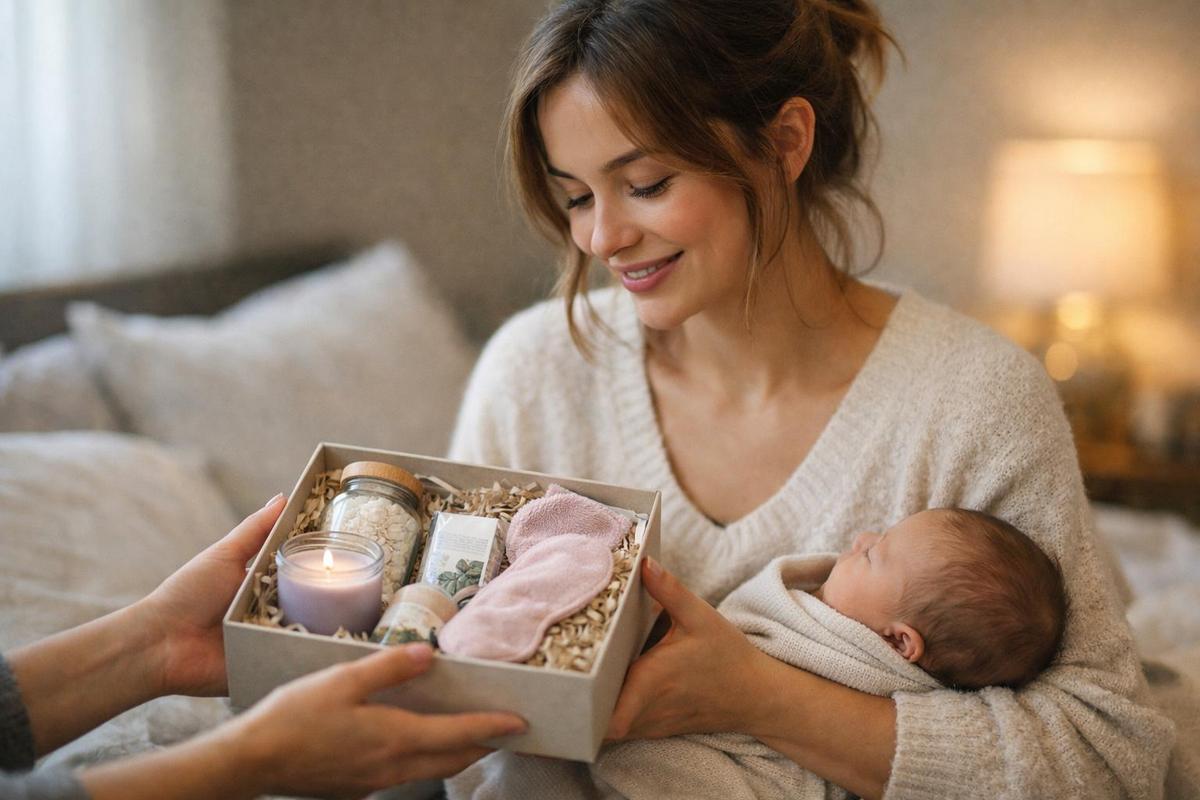 Cadeau post-partum : que offrir à une jeune maman après l&rsquo;accouchement