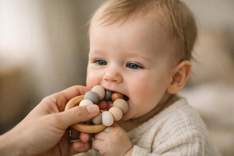 Routine de soins naturels : comment soulager les poussées dentaires de bébé