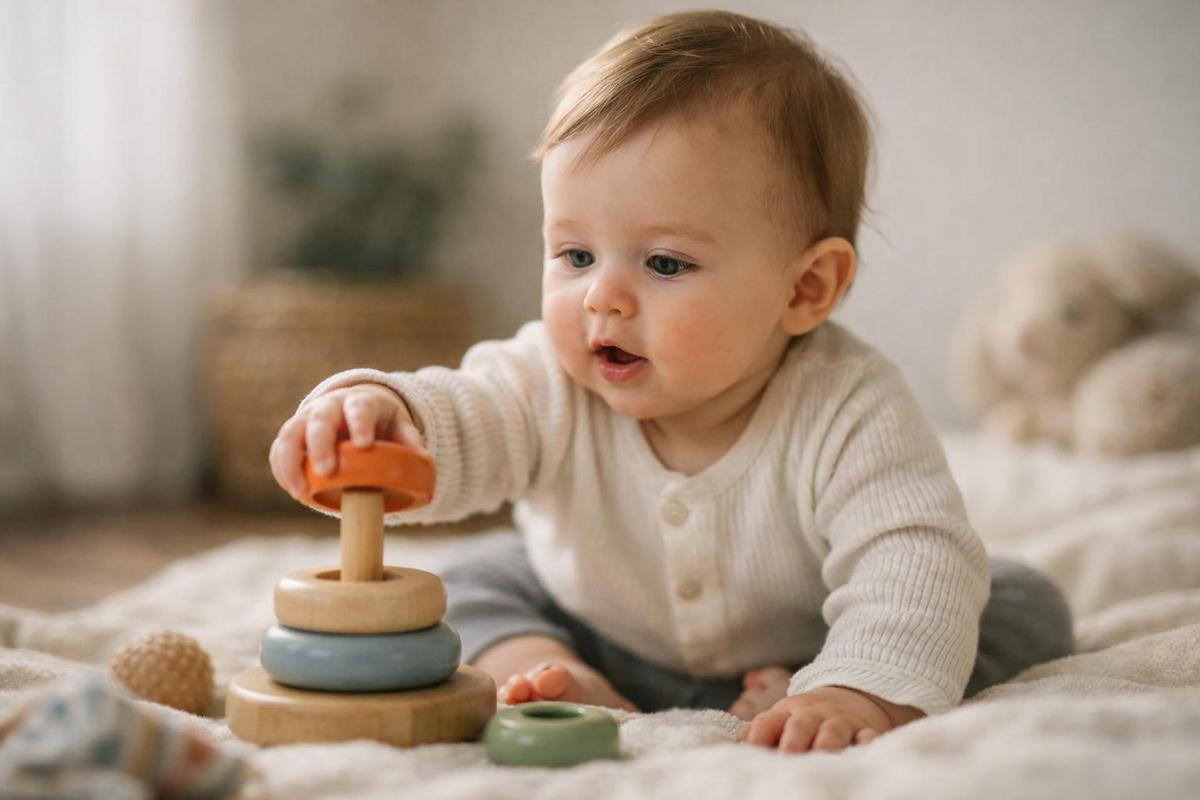 Stimuler l&rsquo;éveil d&rsquo;un bébé de 6 mois : activités et conseils pratiques